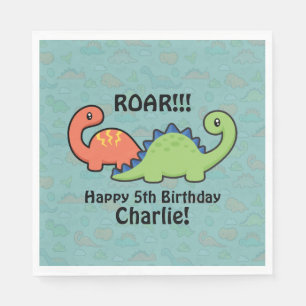 Dinosaur Fun Napkin