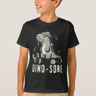 Dinosaur Funny Gym T-rex Bodybuilding Weightliftin T-Shirt