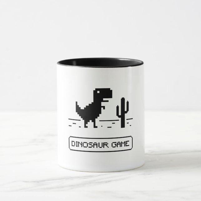 Dinosaur Game. Mug (Center)