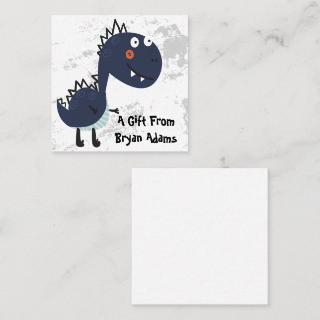 Dinosaur Gift Card Enclosure (Front/Back)