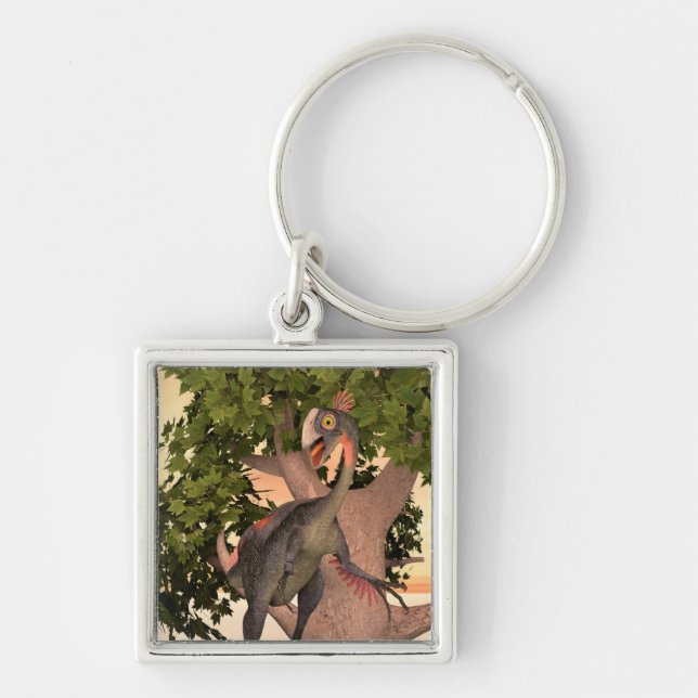 Dinosaur Gigantoraptor Keychain (Front)