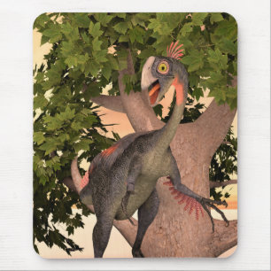 Dinosaur Gigantoraptor Mouse Pad