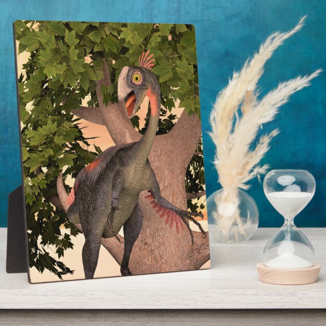 Dinosaur Gigantoraptor Plaque (Side)