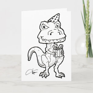 Dinosaur Greeting Card