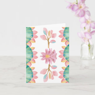 Dinosaur Greeting Card for Girls