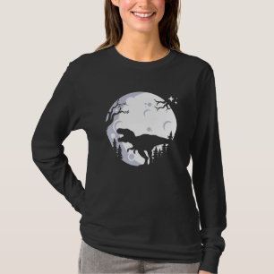 Dinosaur Halloween Costumerex Moon Men Boys Kids T-Shirt