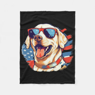 Dinosaur Happy 4th Of July Independence Day Men Wo Fleece Blanket