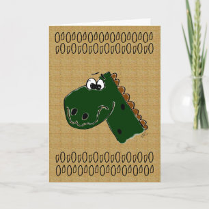Dinosaur Happy Birthday Card
