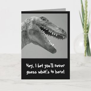 Dinosaur Humor Card