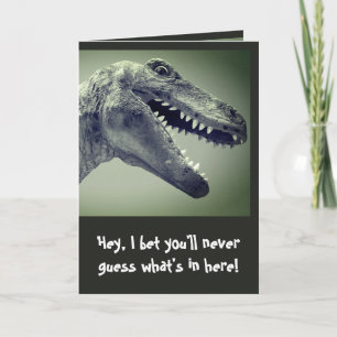 Dinosaur Humour Card