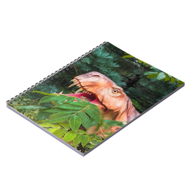 Dinosaur in the forest. notebook (Left Side)