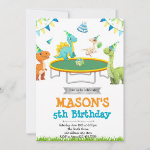 Dinosaur invitation