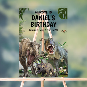 Dinosaur invitation anniversaire Dino T-Rex annive