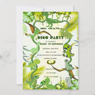 Dinosaur Invitation Anniversaire, Dinosaure ÉDITAB