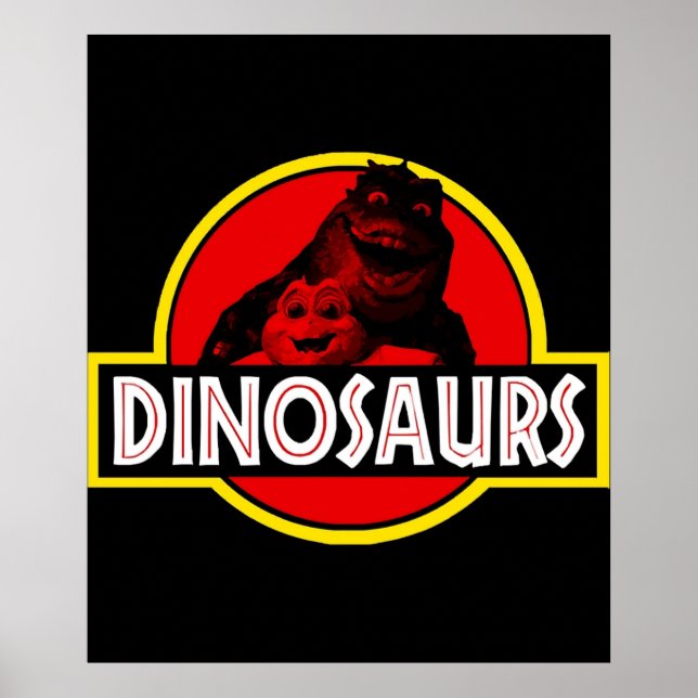 dinosaur jurrasic style  poster (Front)