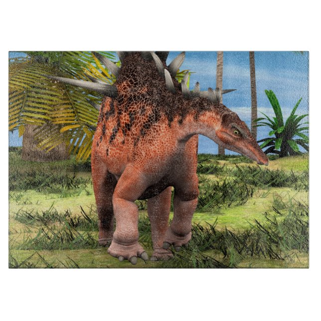 Dinosaur Kentrosaurus Cutting Board (Front)