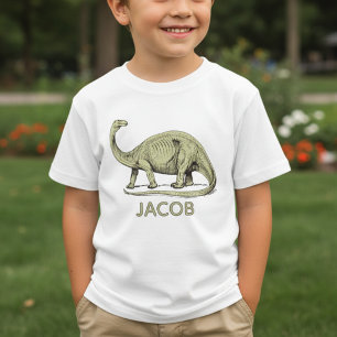 Dinosaur Kid Shirt with Custom Name