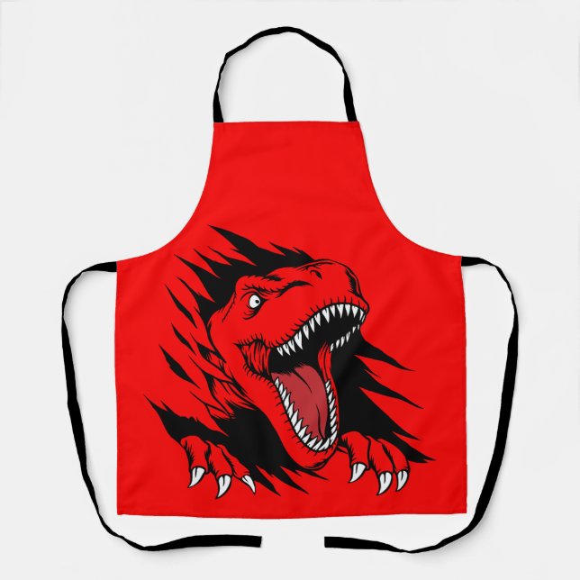 Dinosaur kids apron (Front)