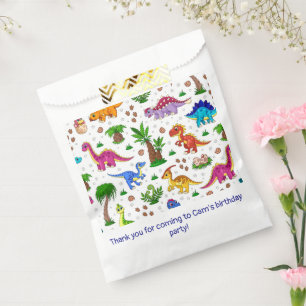 Dinosaur Kids Birthday Favour Bag