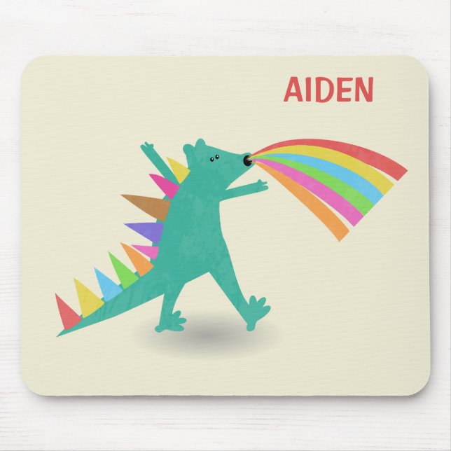 Dinosaur Kids Boy Mouse Pad (Front)