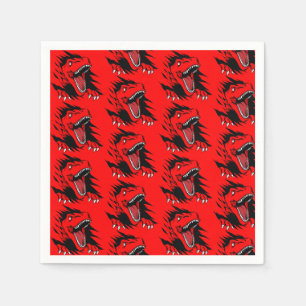 Dinosaur kids napkin