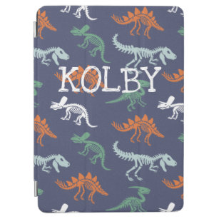 Dinosaur Kids Personalized Name iPad Cover