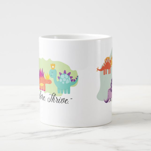 Dinosaur Large Coffee Mug (Front)