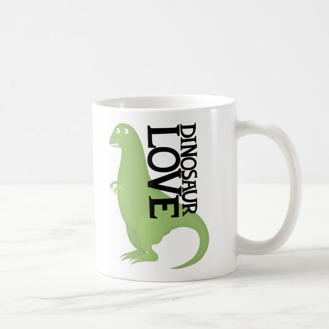 dinosaur love coffee mug (Right)