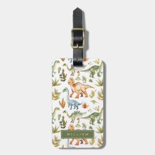 Dinosaur Luggage Tags