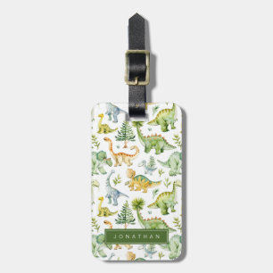 Dinosaur Luggage Tags