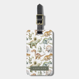 Dinosaur Luggage Tags