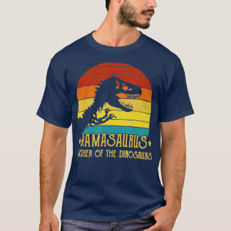 Dinosaur  Mamasaurus vintage Rex Lover Boy Family  T-Shirt