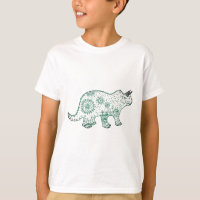 Dinosaur Mandala DrawingT-shirt