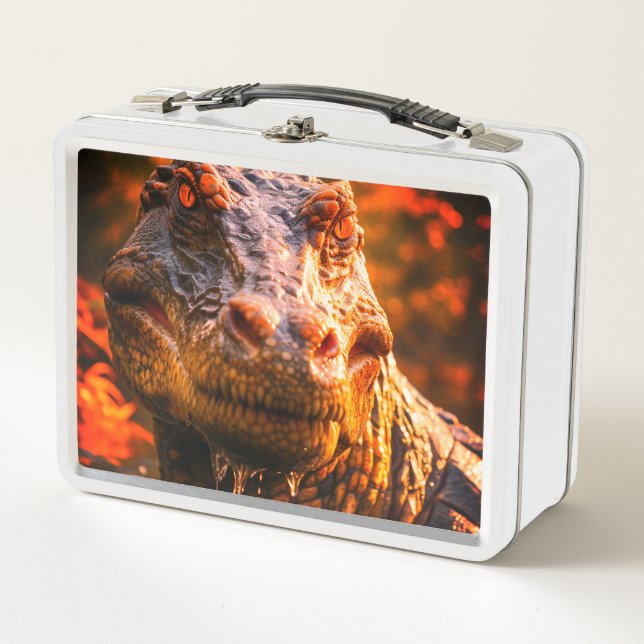 Dinosaur Metal Lunch Box (Front)