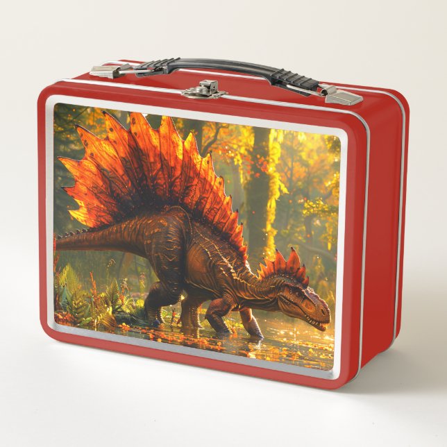 Dinosaur Metal Lunch Box (Front)
