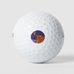 Dinosaur meteorite golf balls