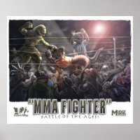 Dinosaur MMA Fighters