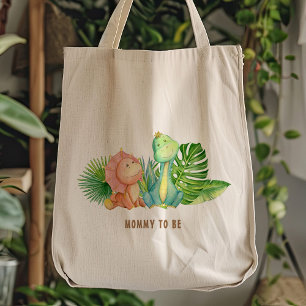 Dinosaur Mommy To Be Tote Bag