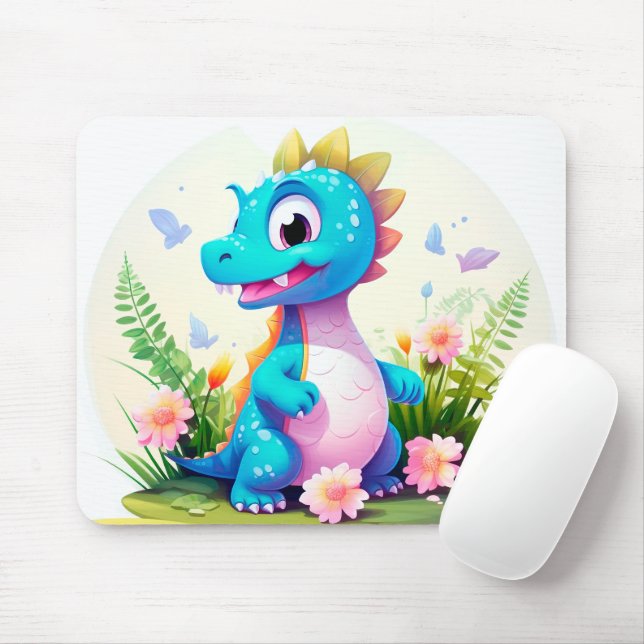Dinosaur  mouse pad (With Mouse)