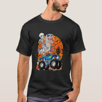 Dinosaur Mummy Riding Monster Truck Halloween