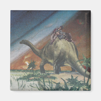 Dinosaur nap - magnet