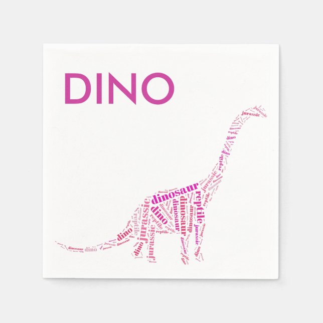 Dinosaur Napkin (Front)