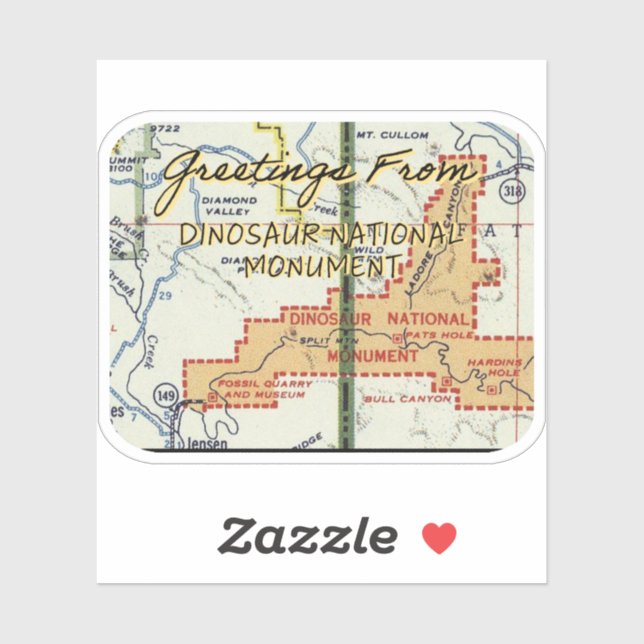 Dinosaur National Monument Vintage (Sheet)