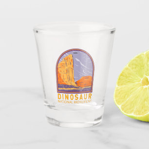 Dinosaur National Monument Vintage Shot Glass