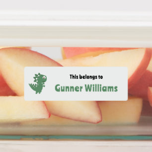 Dinosaur Nom de l'école Étiquettes