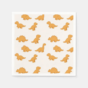 Dinosaur Nugget Playful Celebration Twist Kids  Napkin