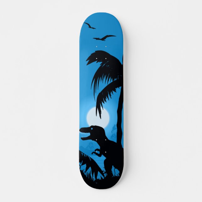 Dinosaur of the Night Skateboard (Front)