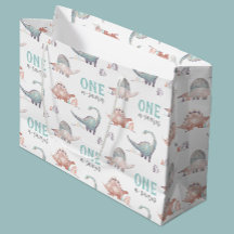Dinosaur One-A-Saurus 1st Birthday 