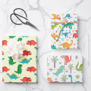 Dinosaur Pack Wrapping Paper