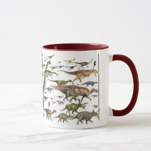Dinosaur Pageant Mug Paleoart by Gregory Paul